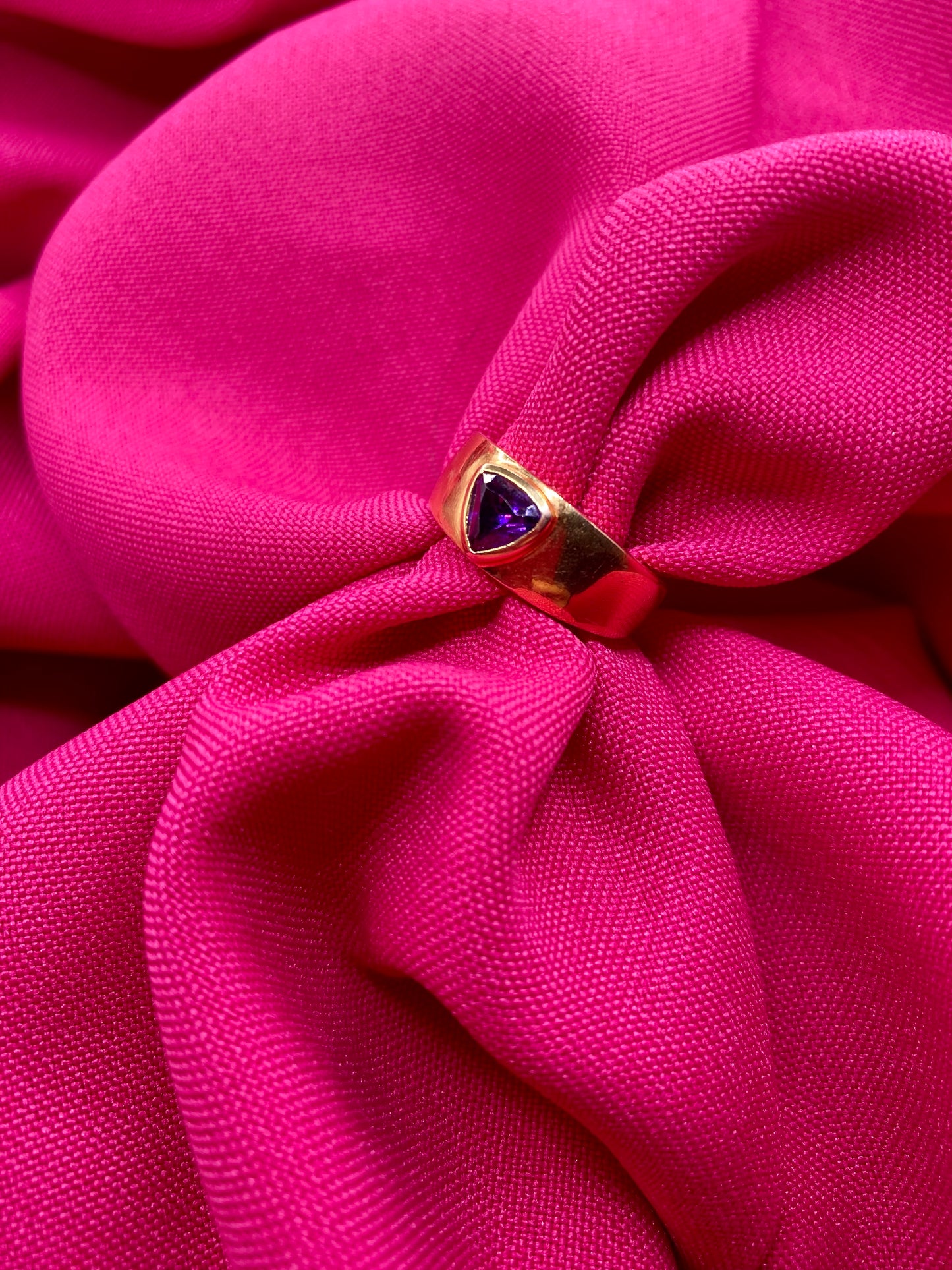 Purple band ring
