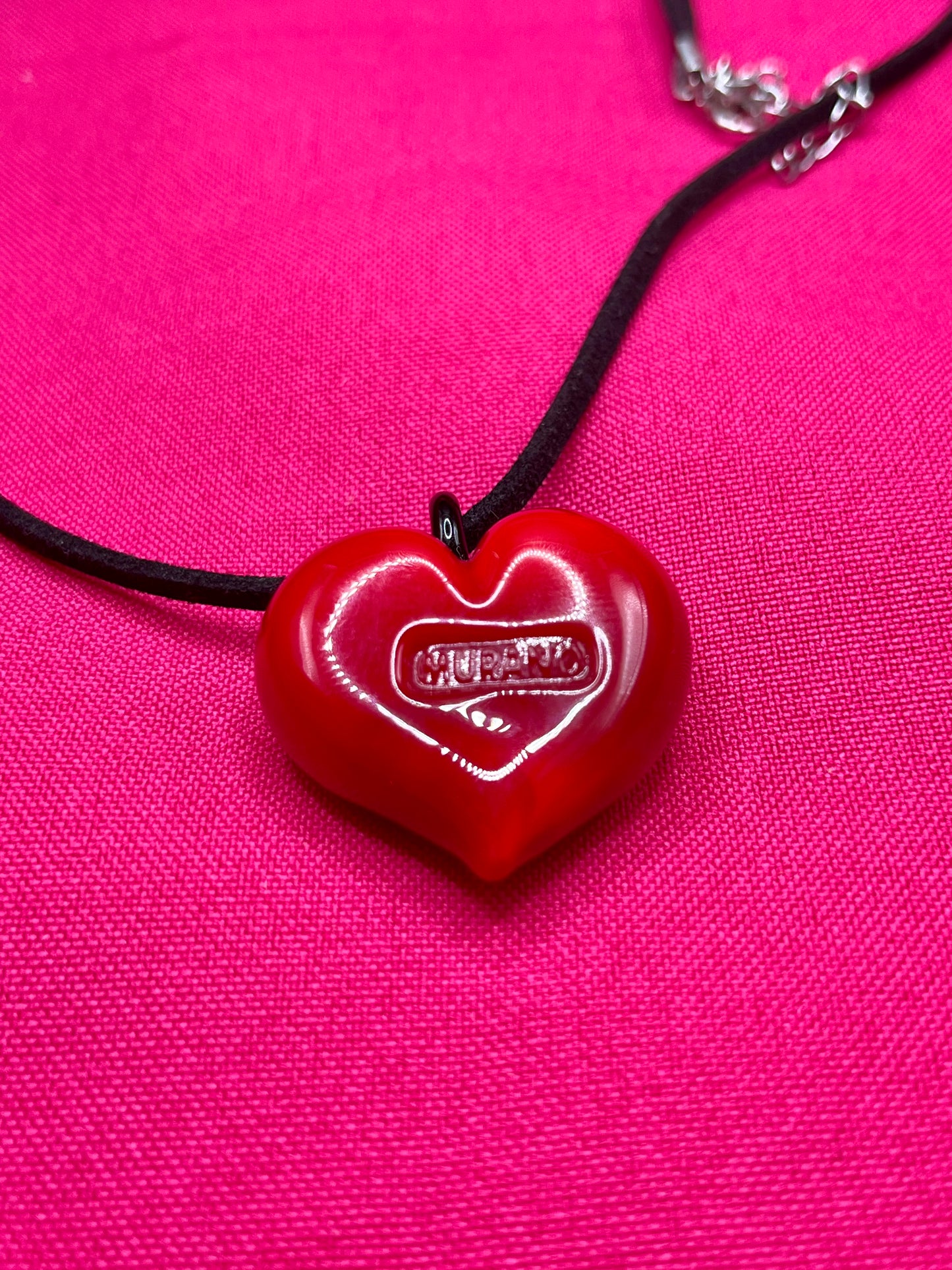 Murano glass heart
