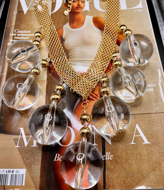 Iconic bubbles necklace