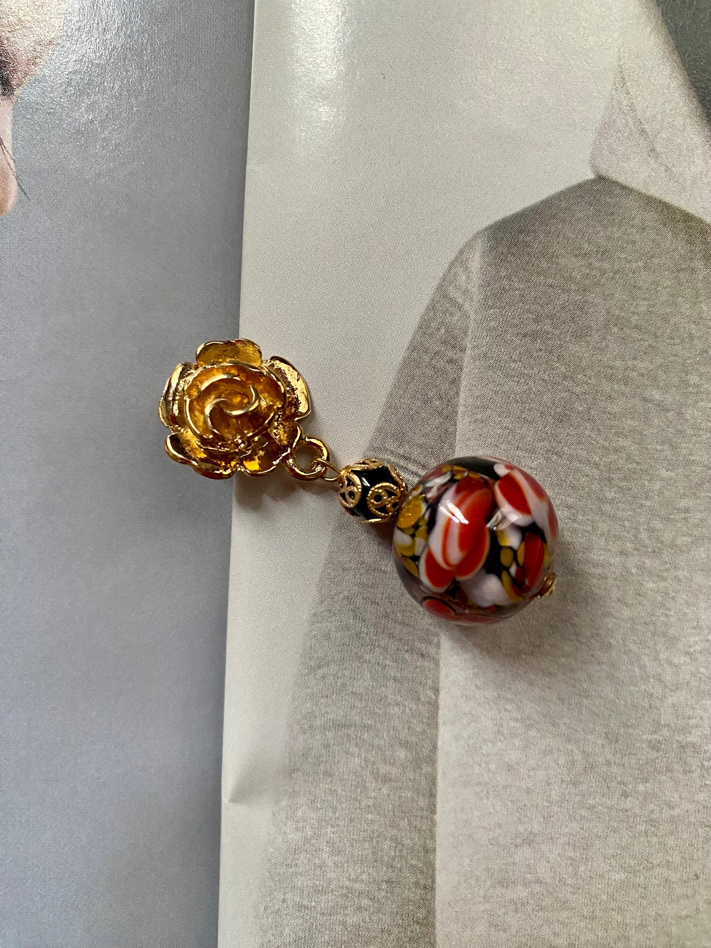 Murano glass earrings