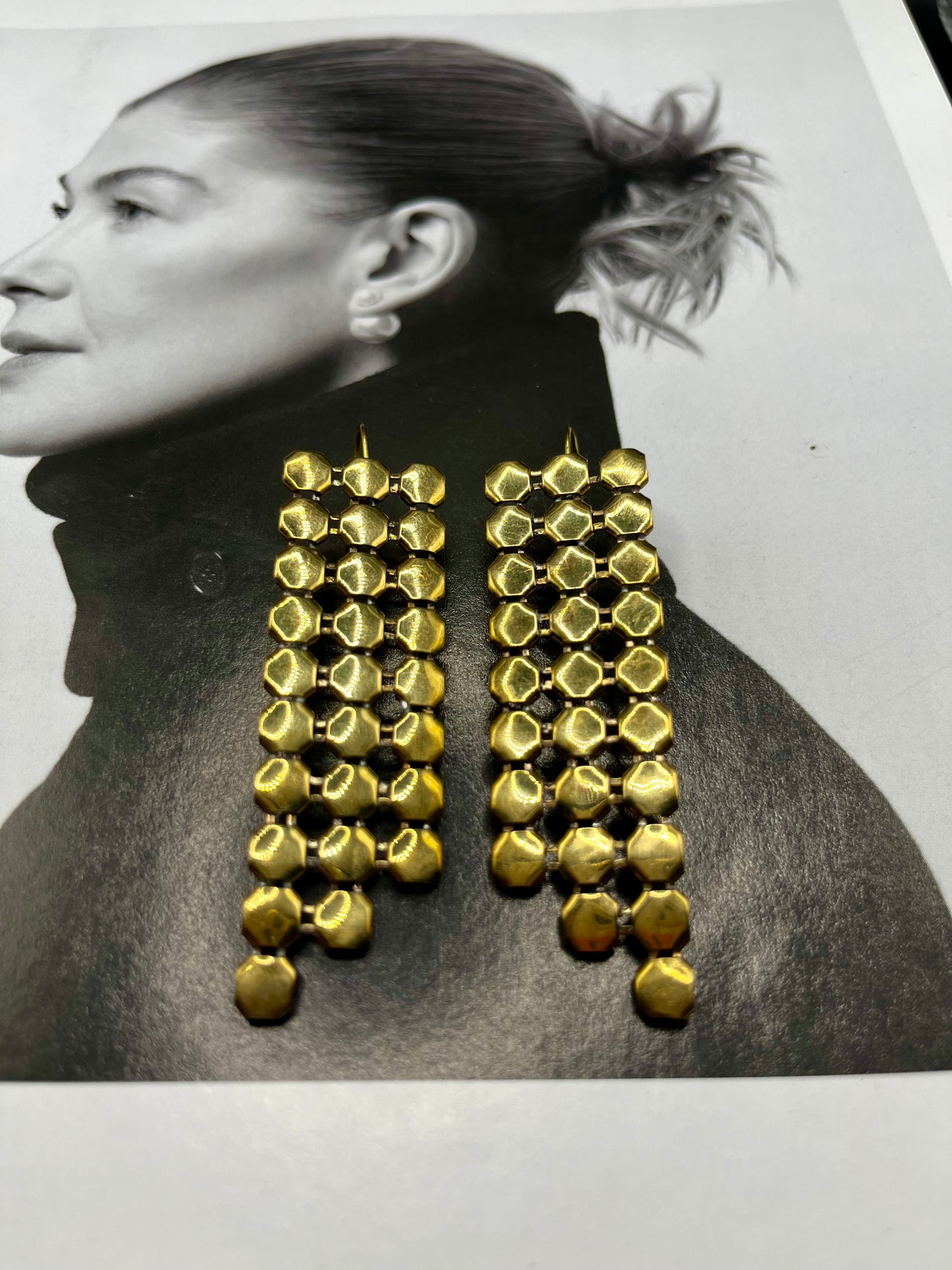 Disco rain earrings