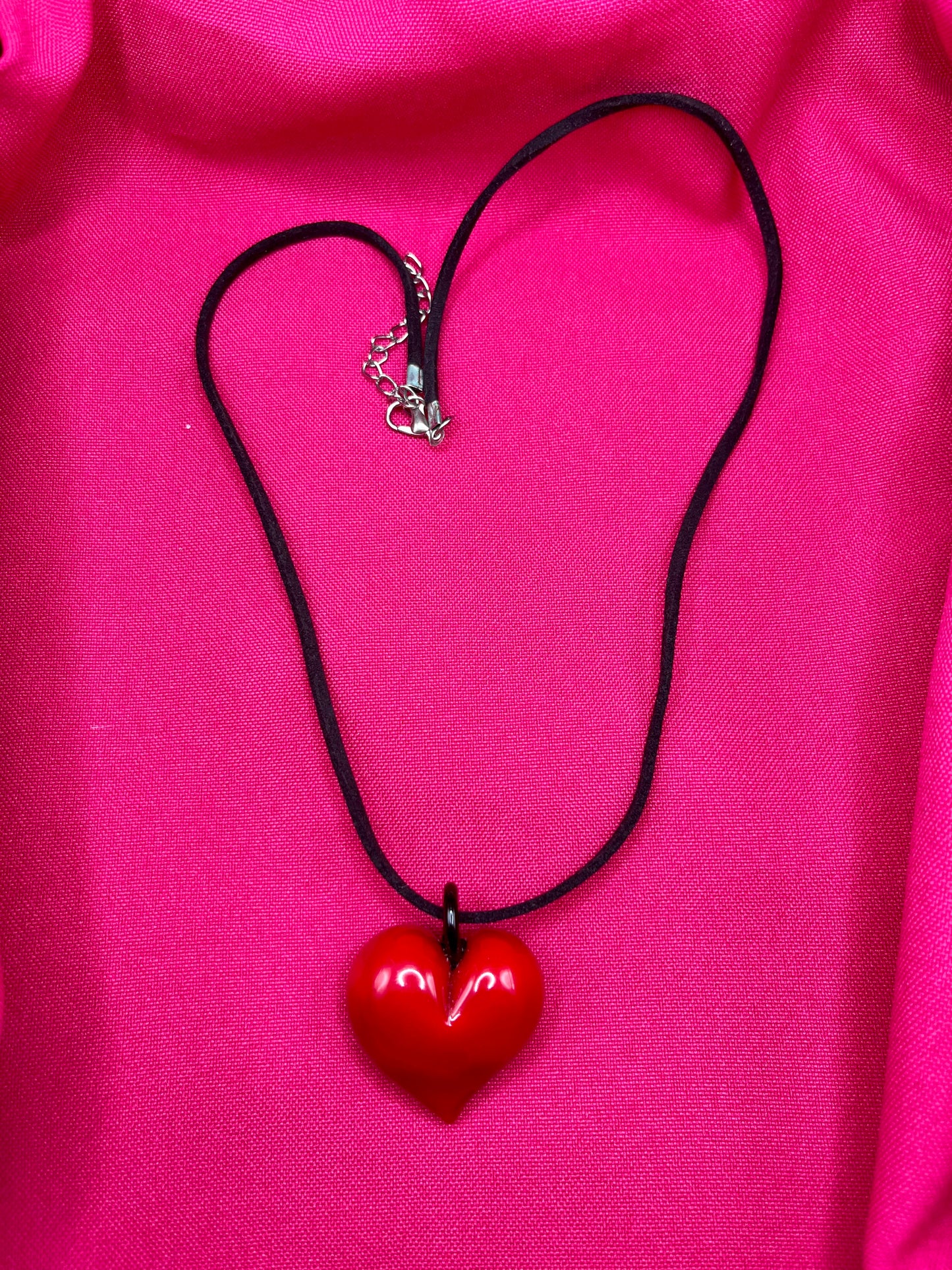 Murano glass heart