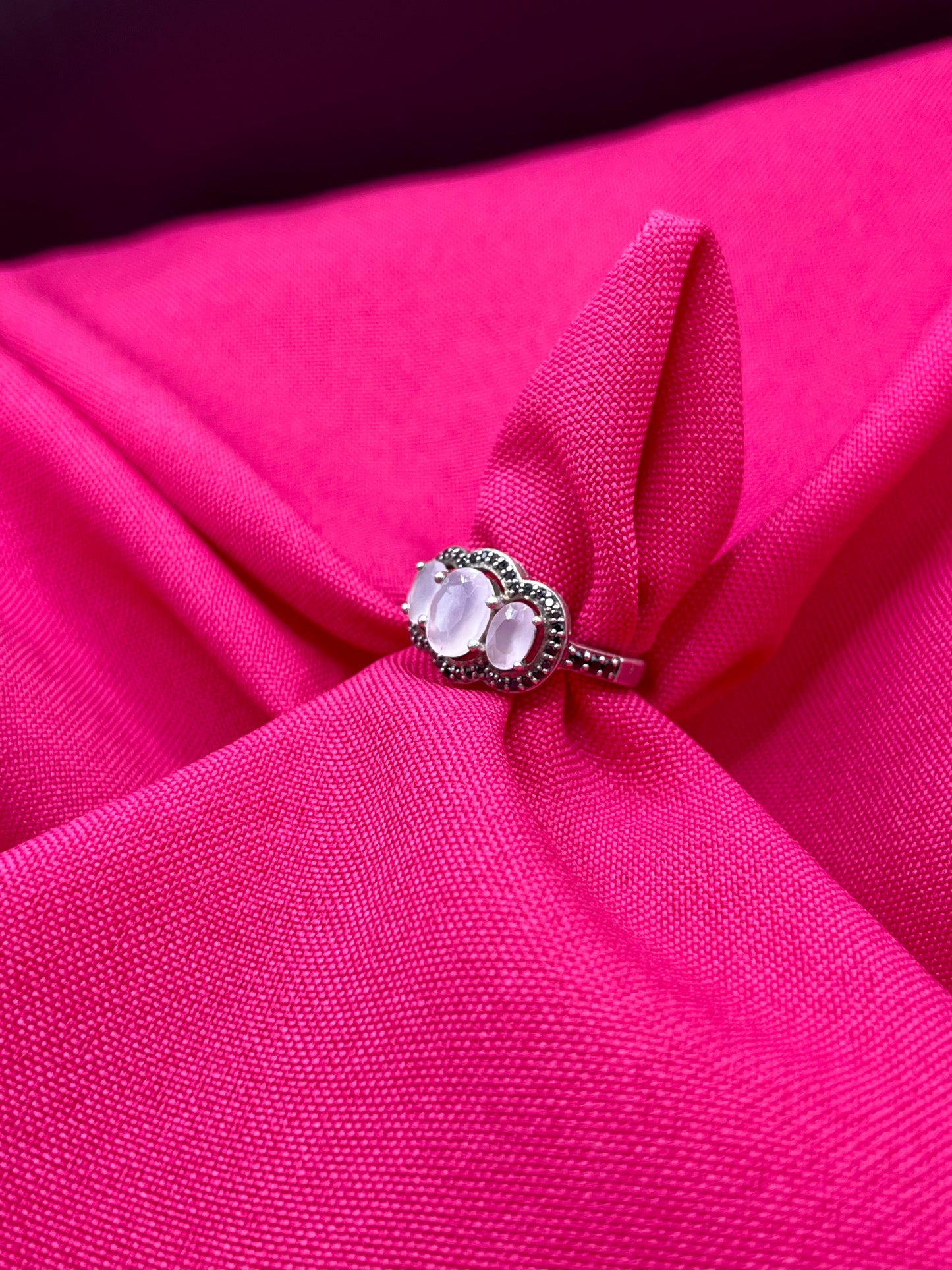 Moonstone and Silver ring