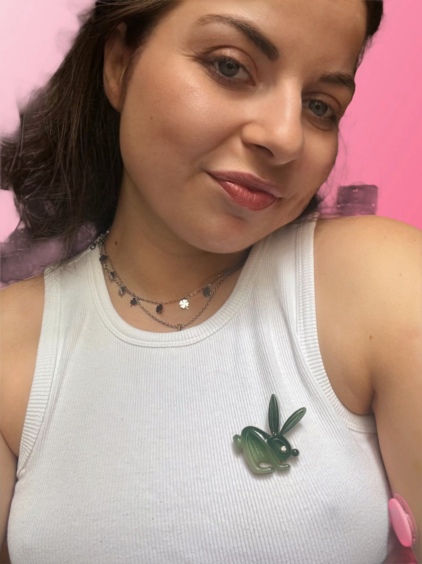 Cuttest rabbit brooch