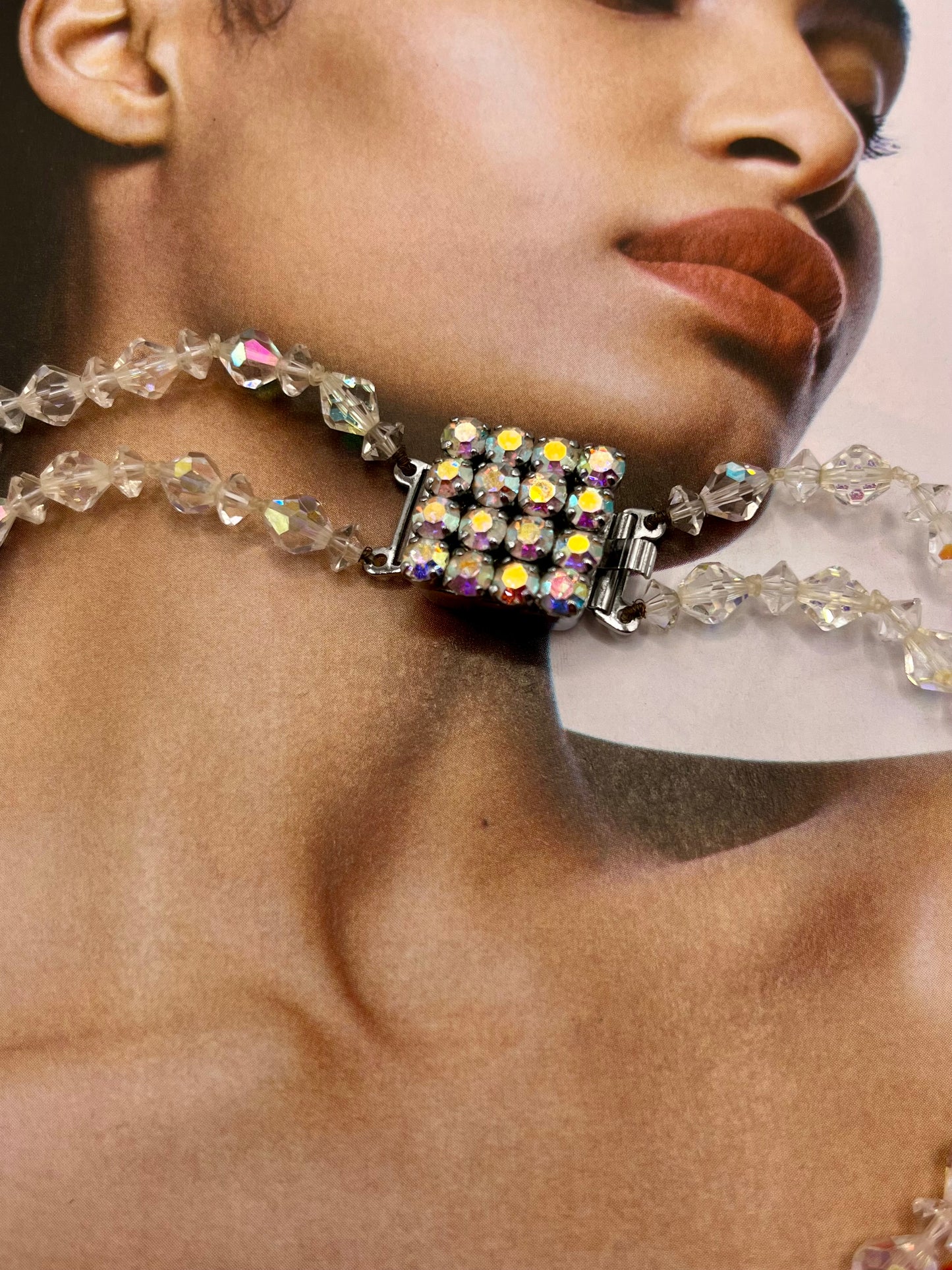 50’s Austrian crystals necklace