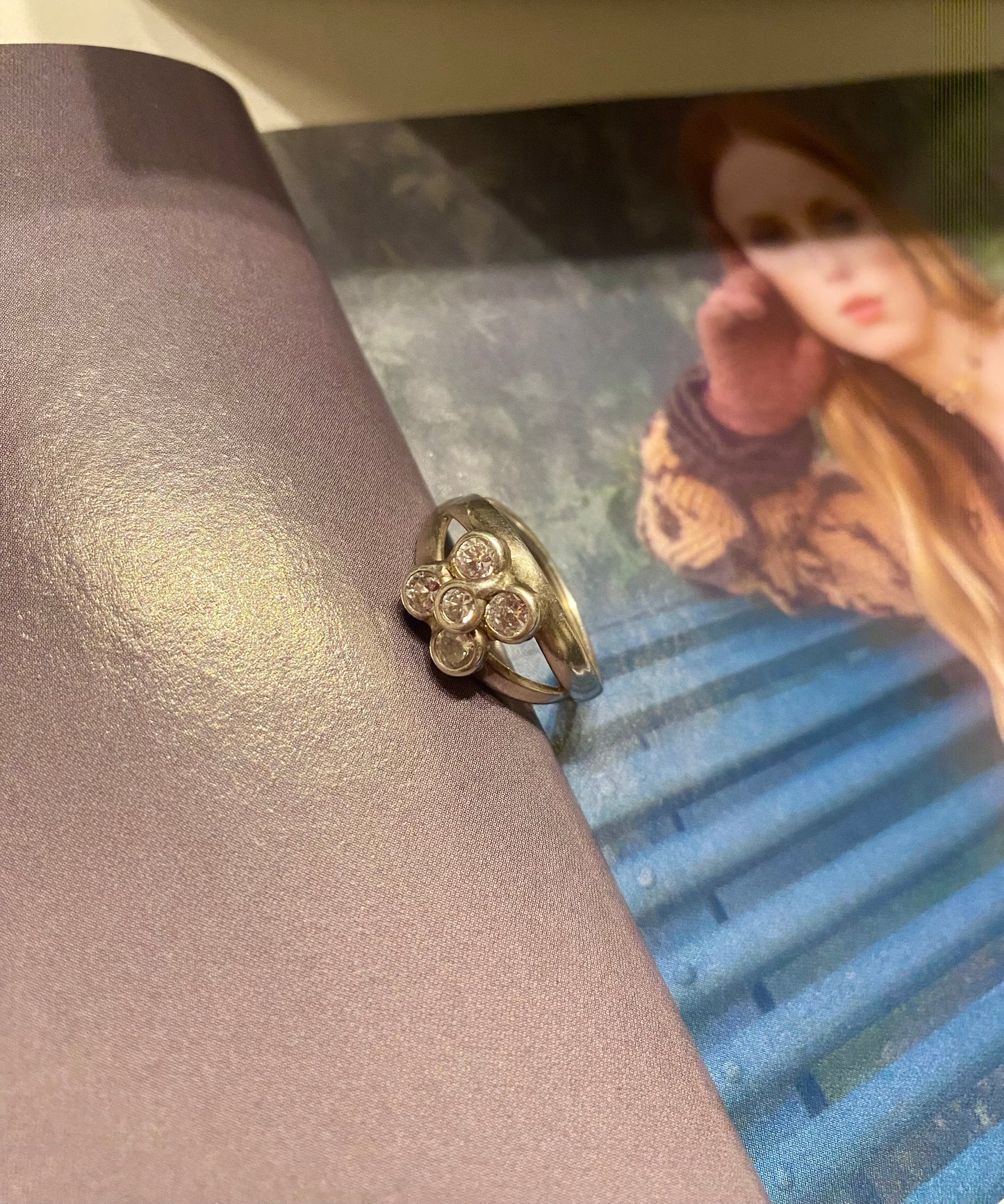 Flower Silver ring