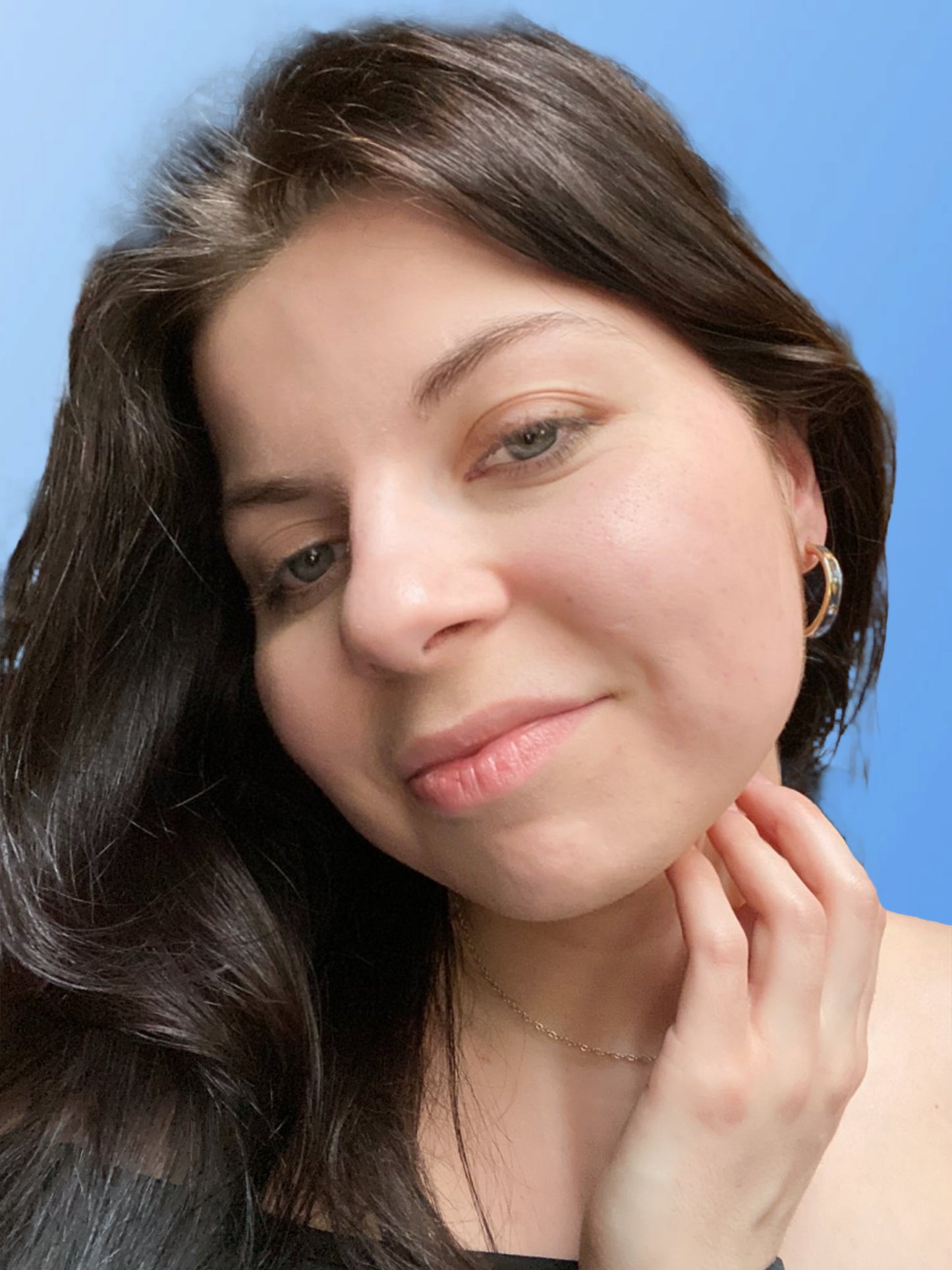 Nacre hoops
