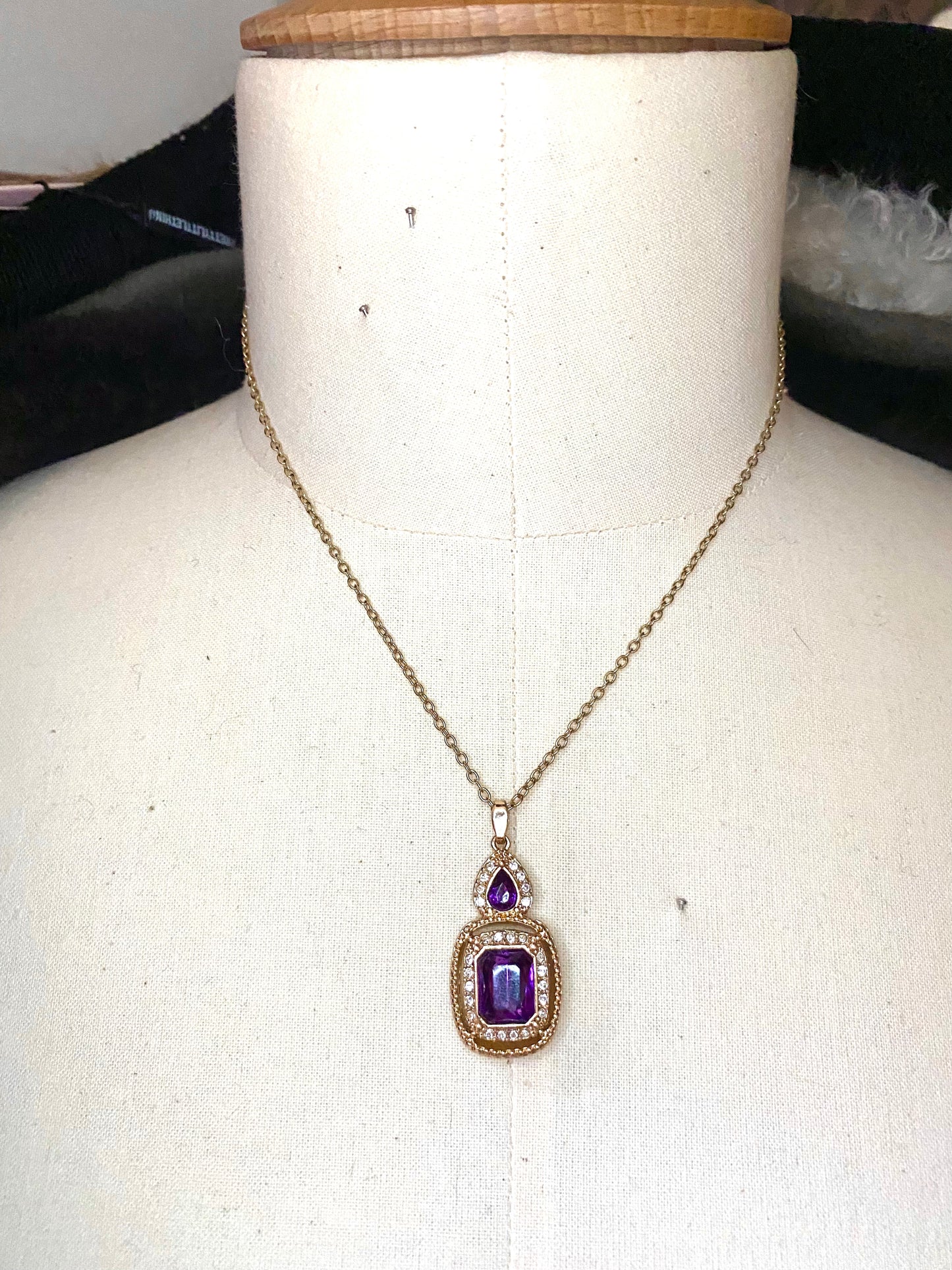 Purple stones set