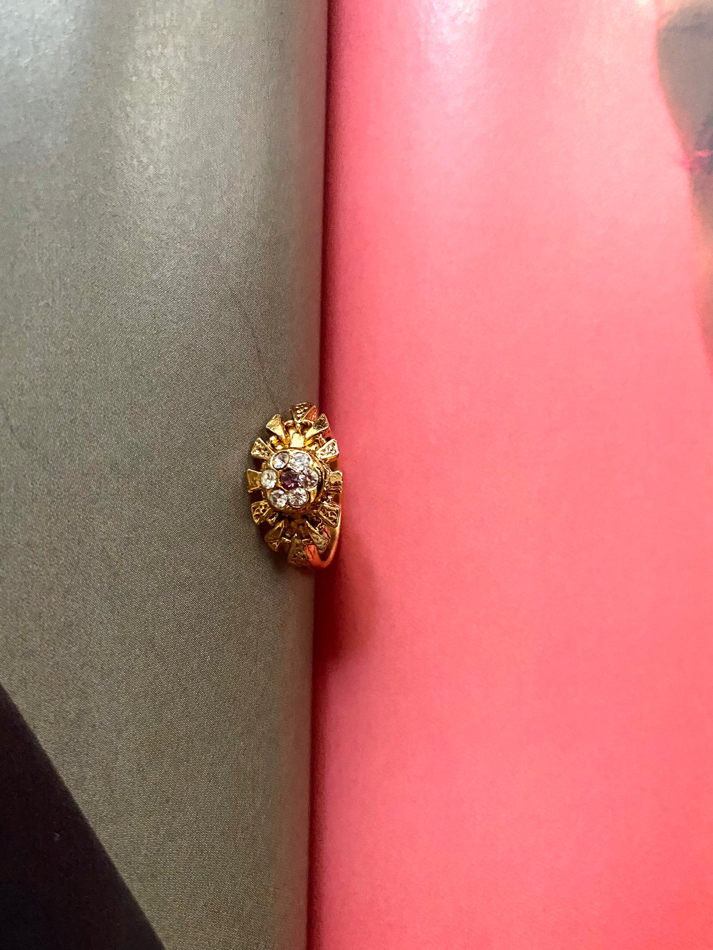 60’s little flower ring