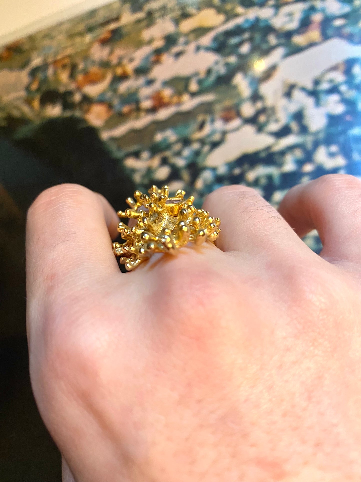 Bague corail