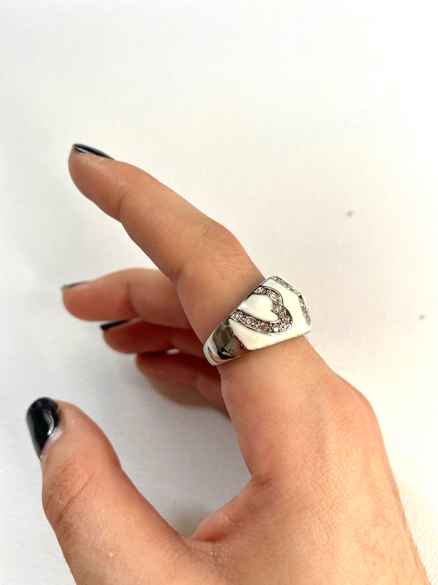 White pearly ring