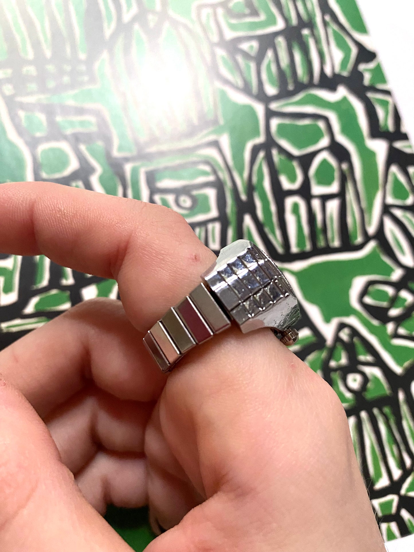 Purple watch ring