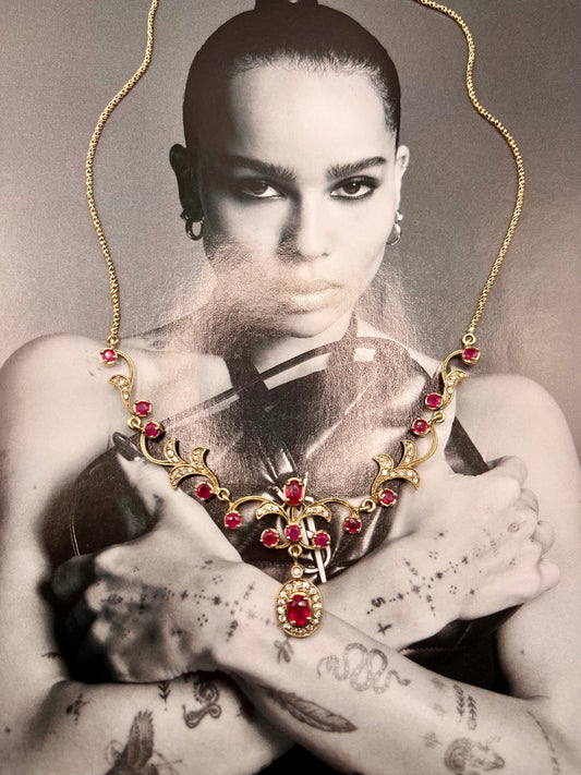 1950s gothic necklace