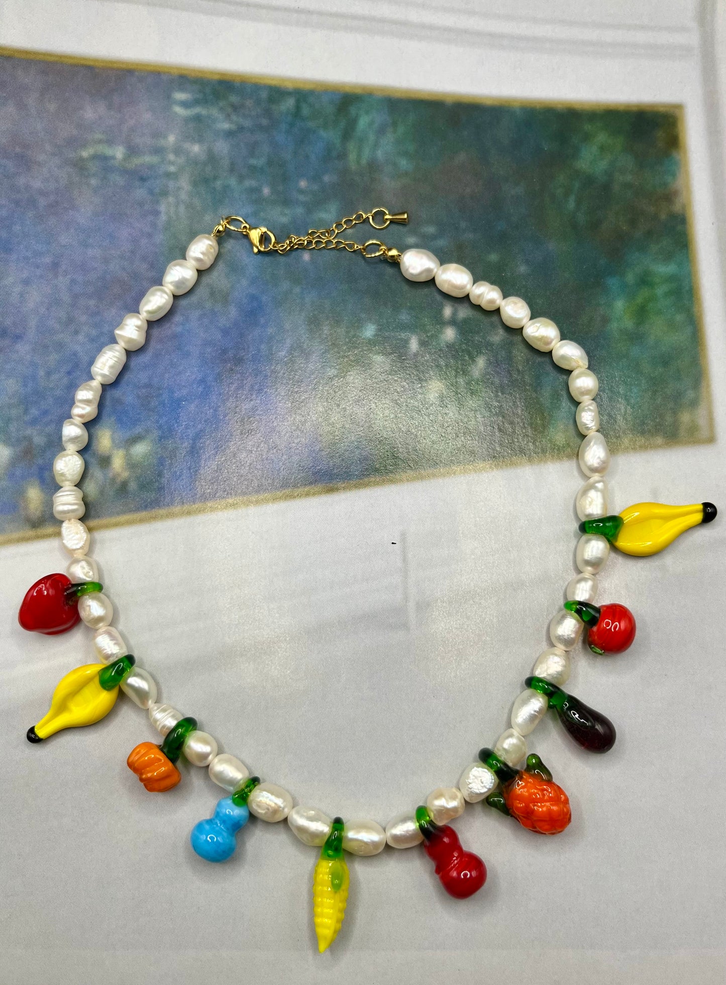 Tutti-frutti necklace