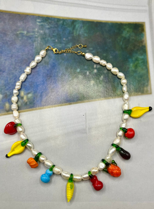 Tutti-frutti necklace