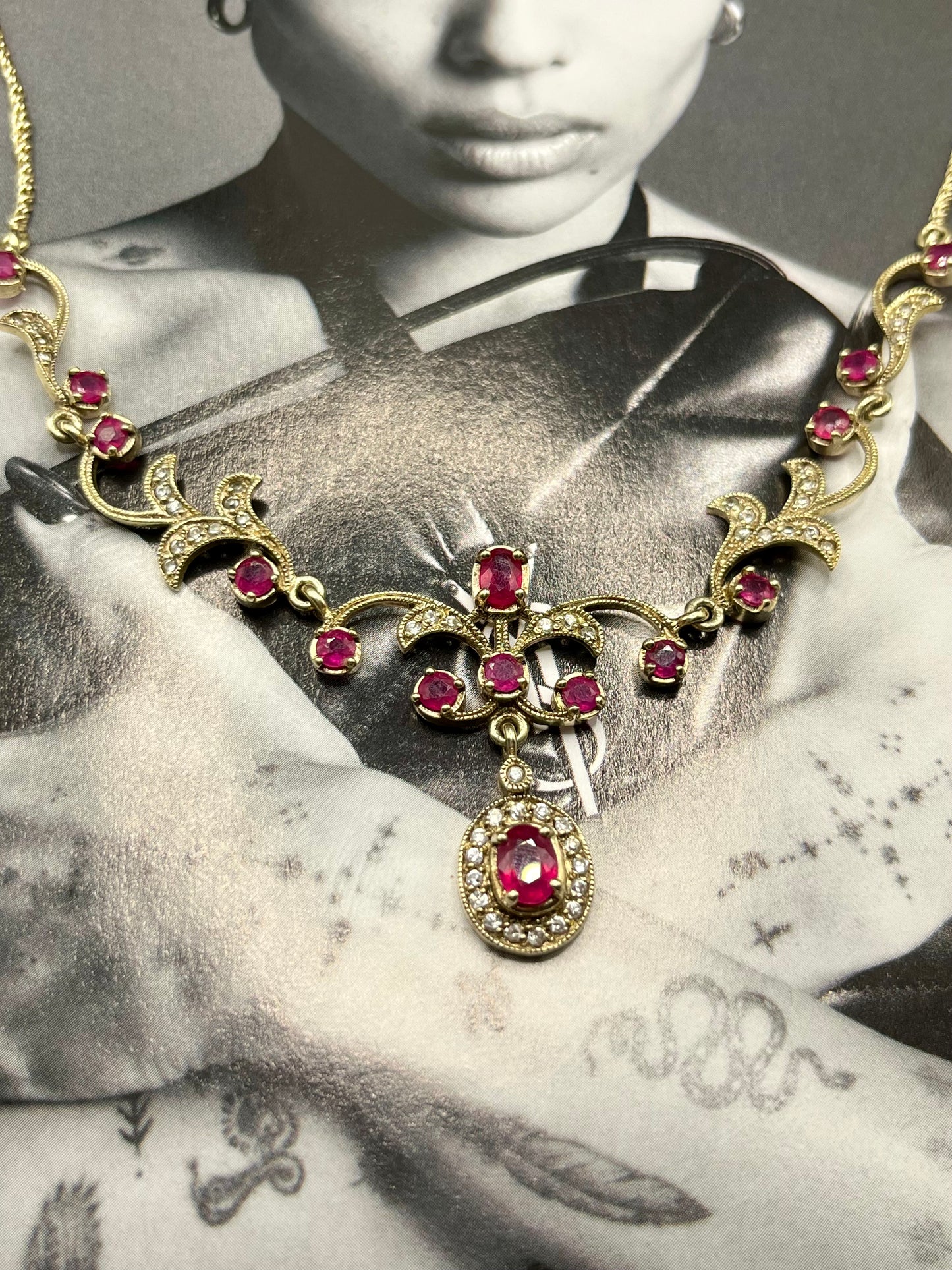 1950s gothic necklace