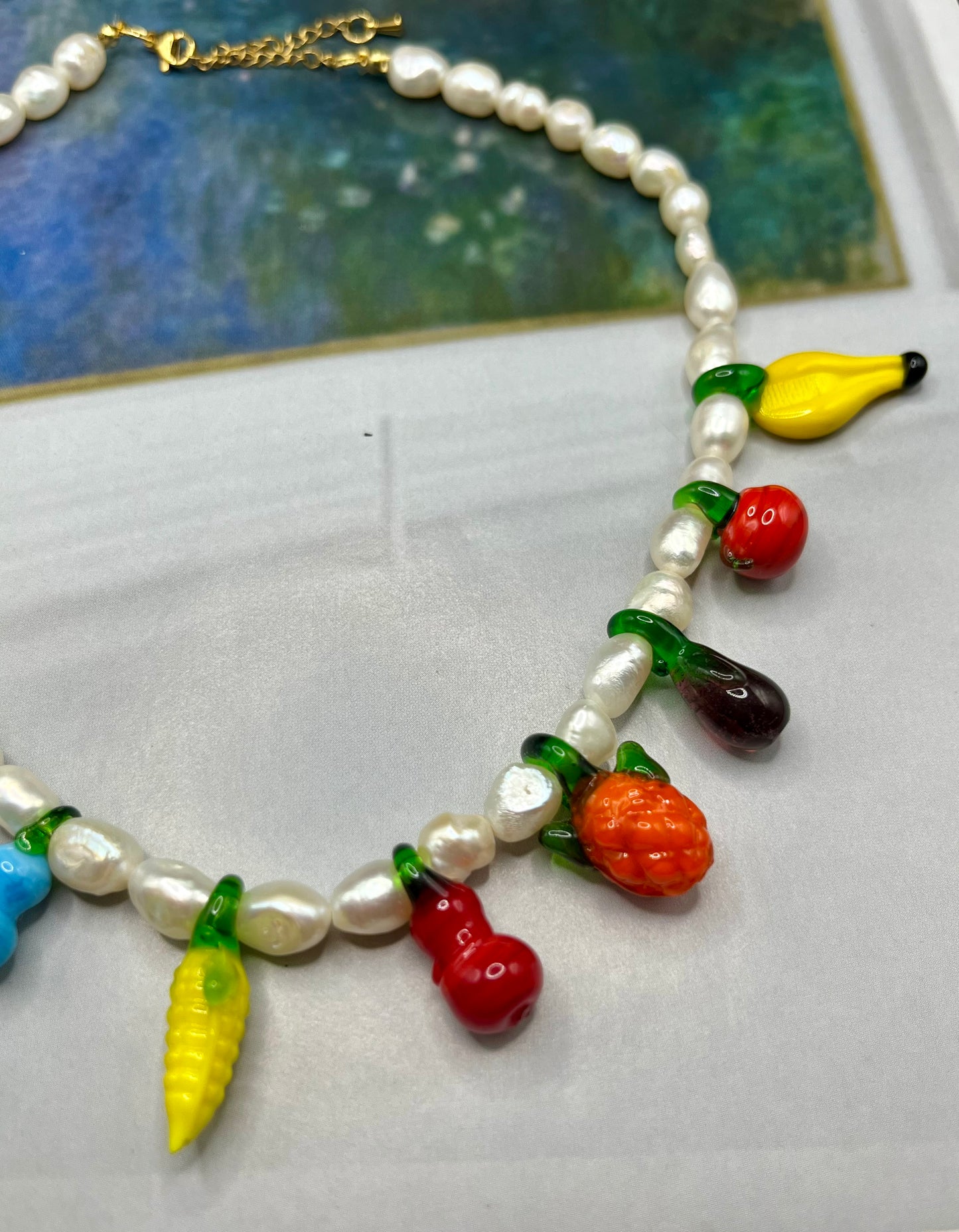 Tutti-frutti necklace