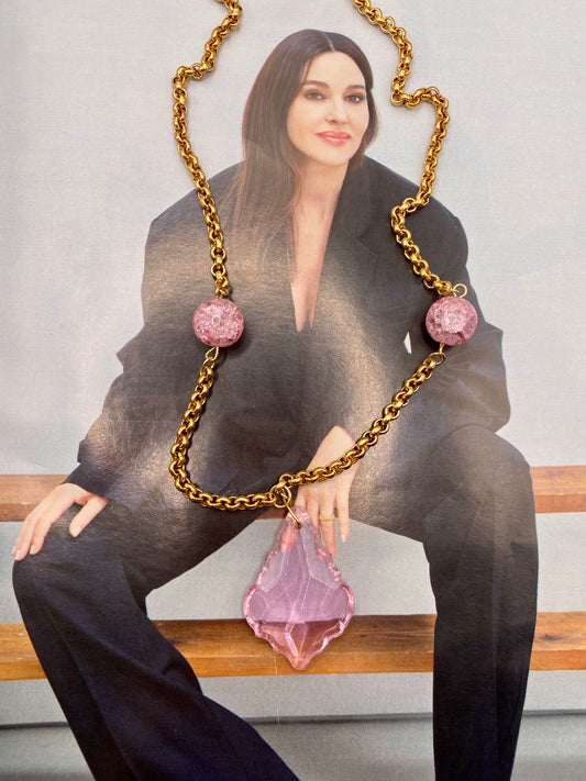 Cuttie pink necklace