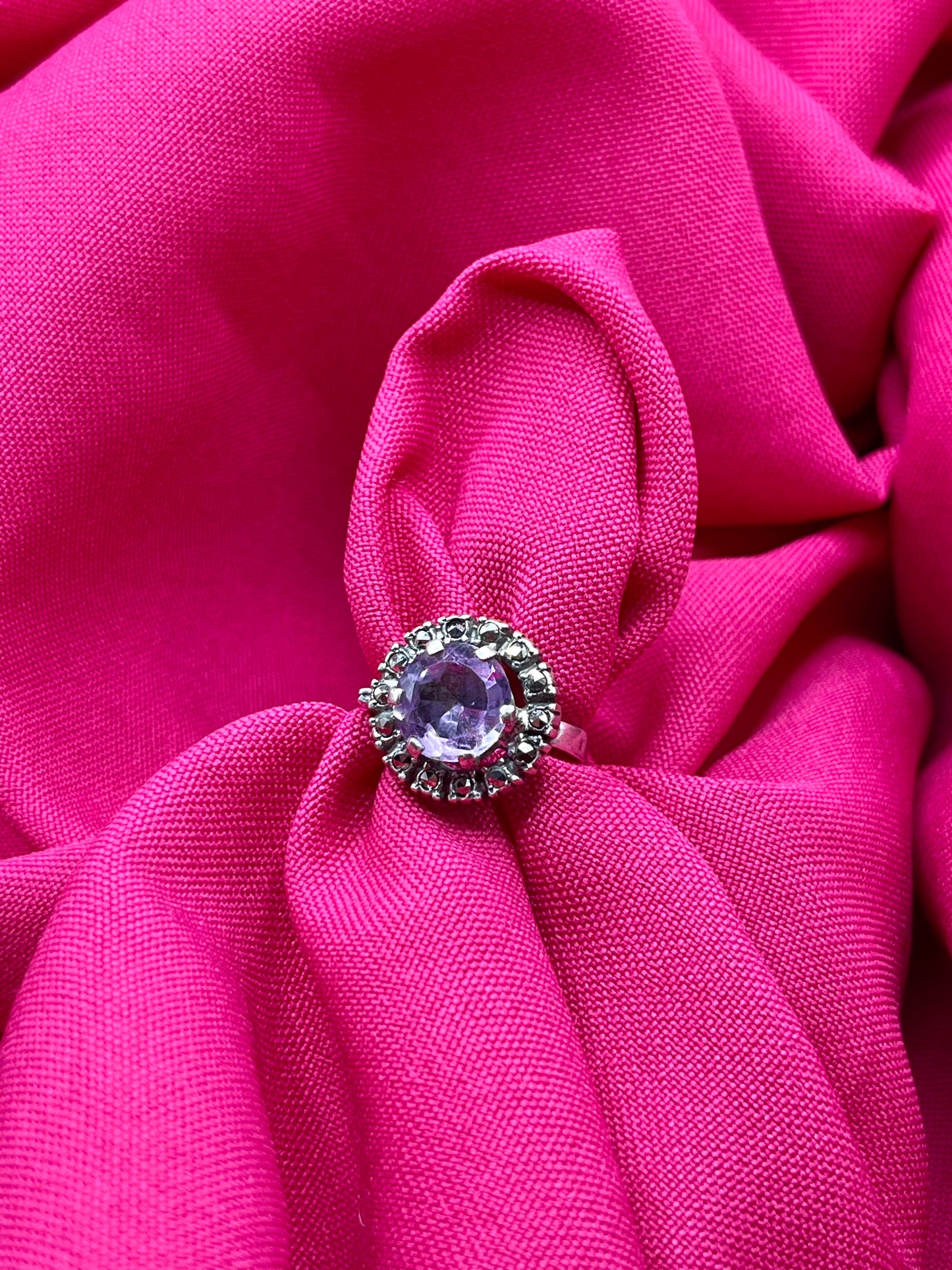 Amethyst Silver ring