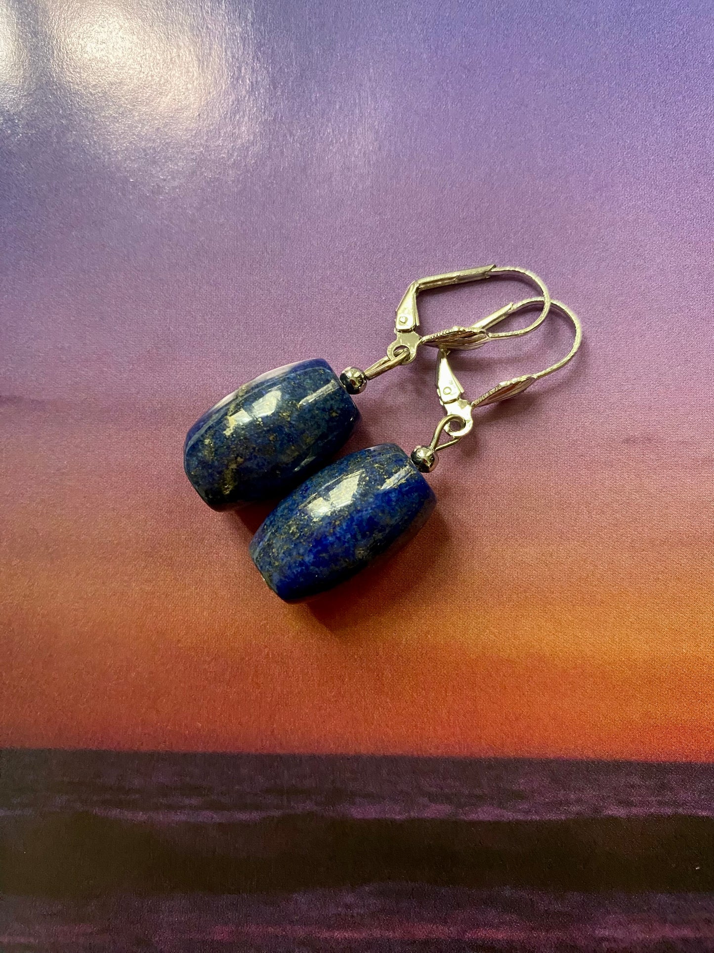 Lapis-lazuli earrings