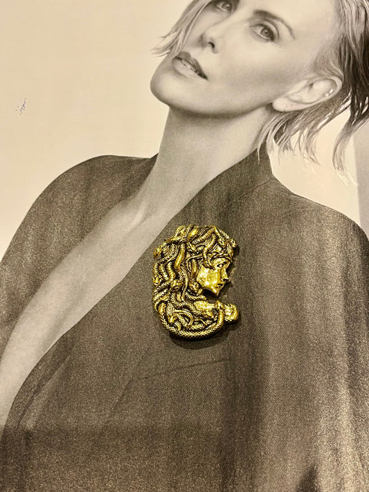 Medusa brooch