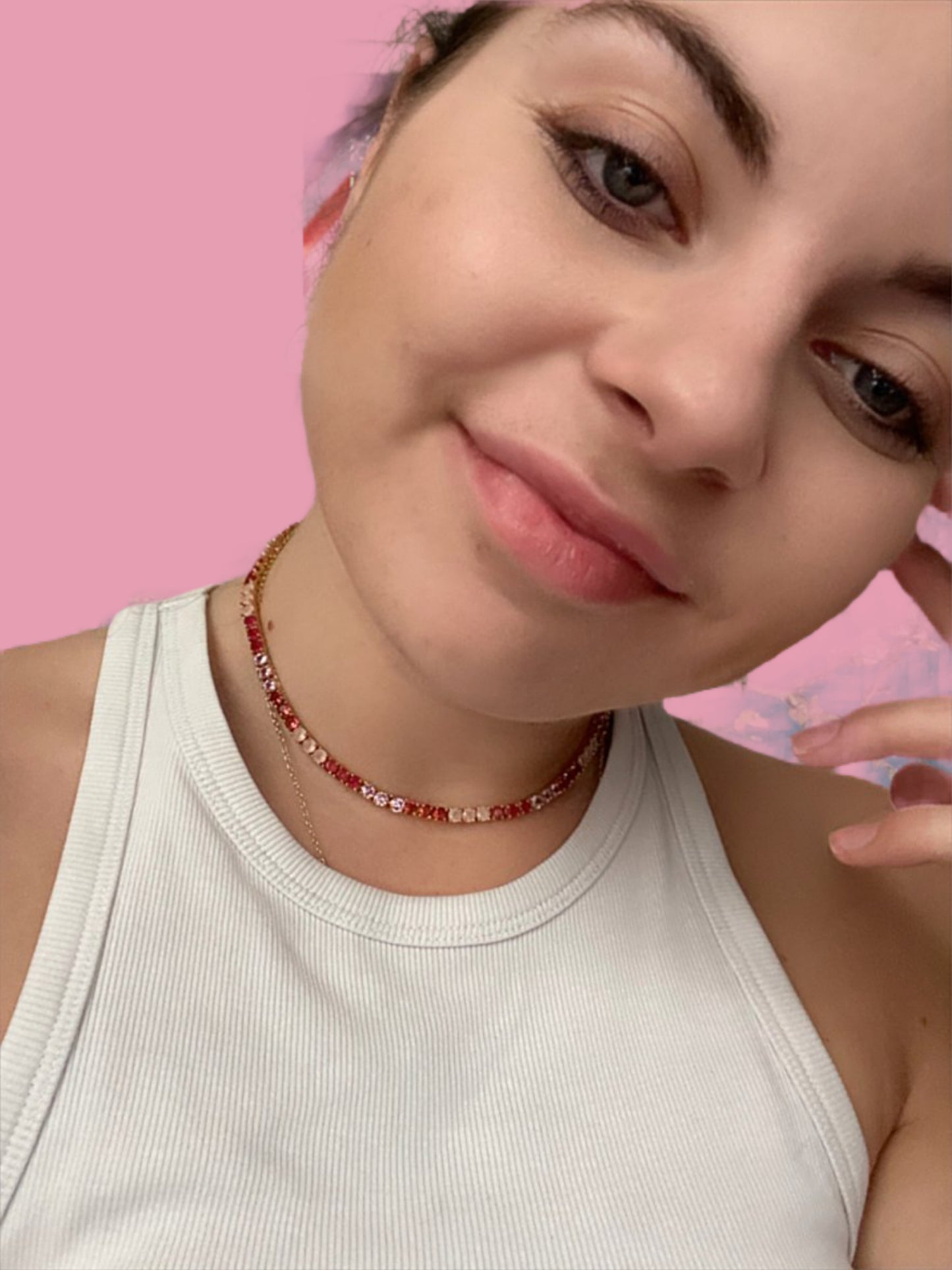 Pink chocker