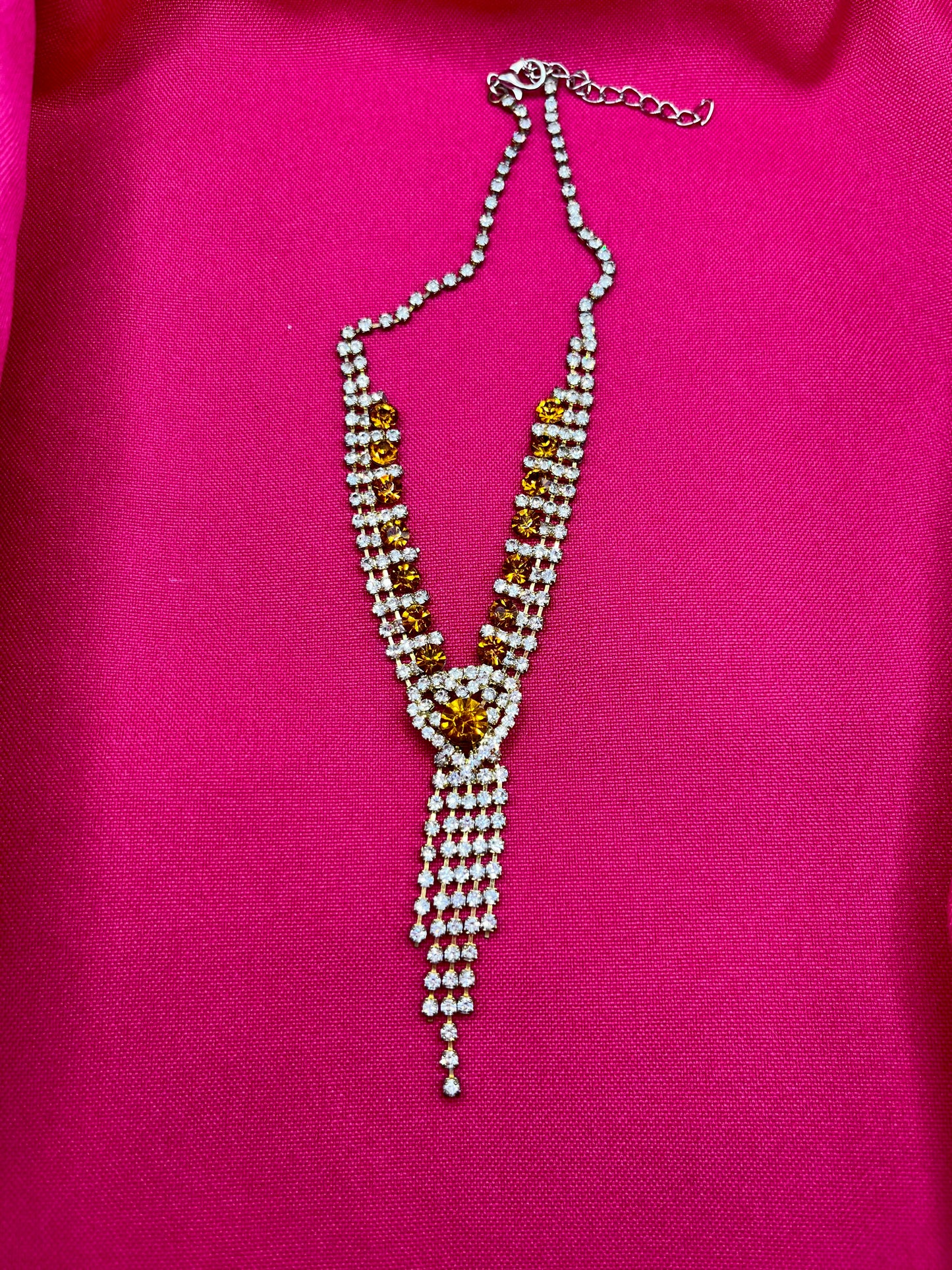 Rhinestone choker