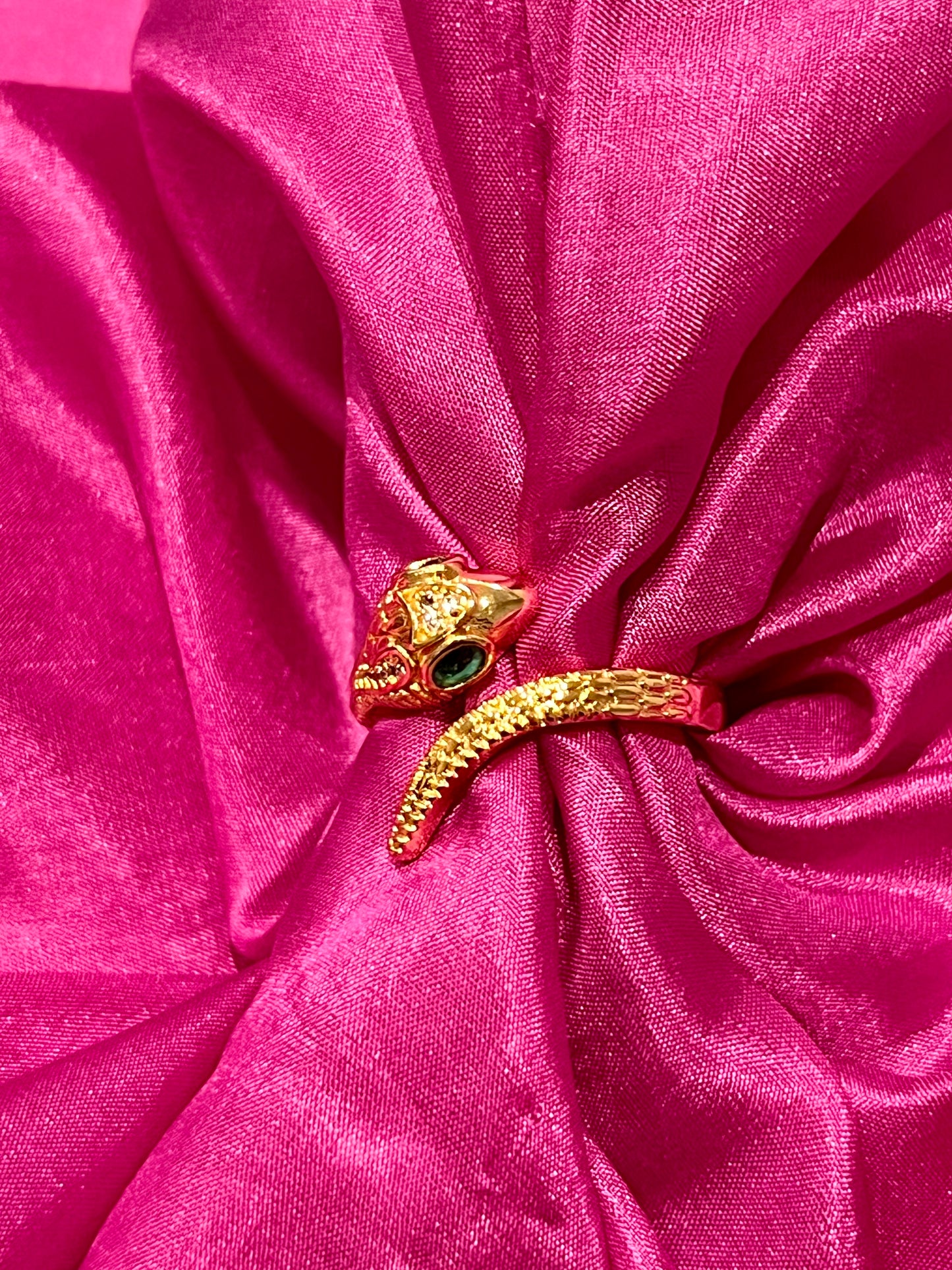 18K snake ring