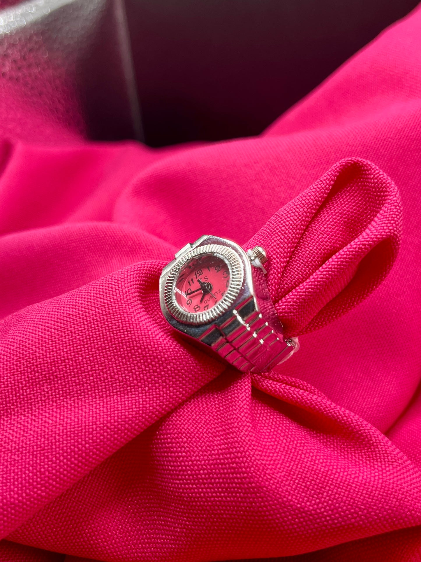 Pink Watch ring