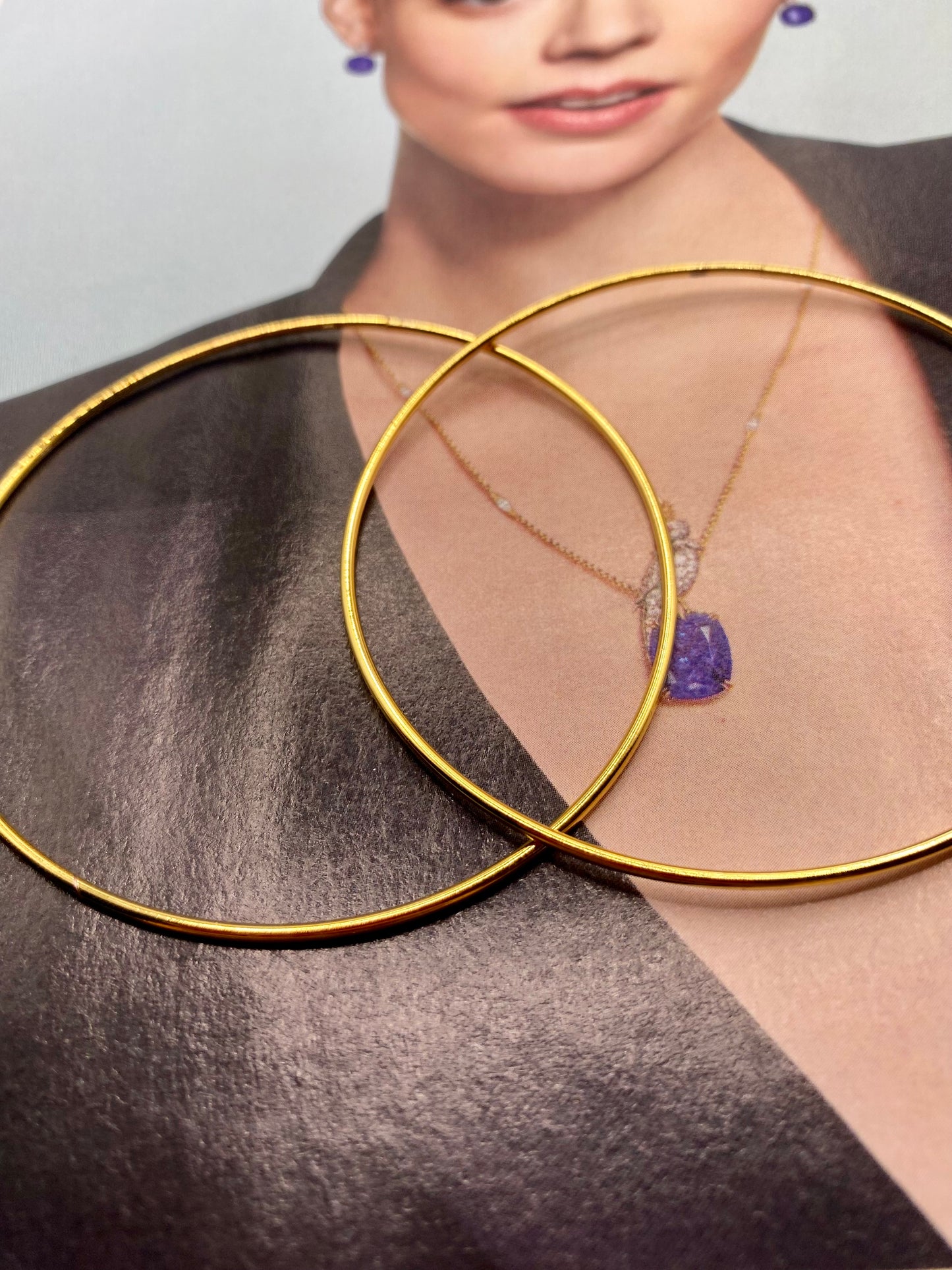 Golden hoops