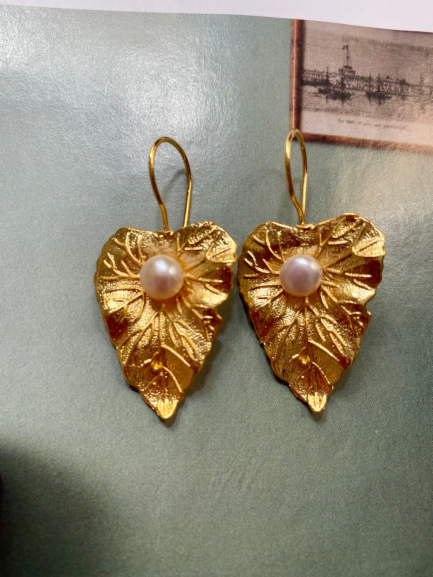 Boucles d’oreilles fleur de vigne