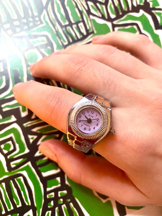 Purple watch ring