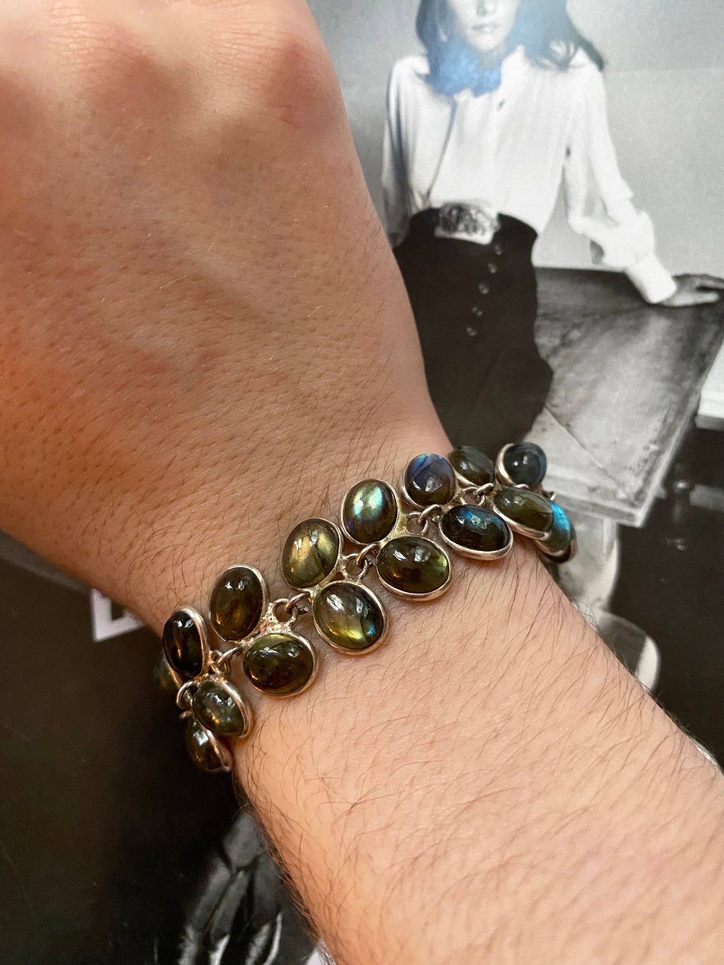 Labradorite bracelet