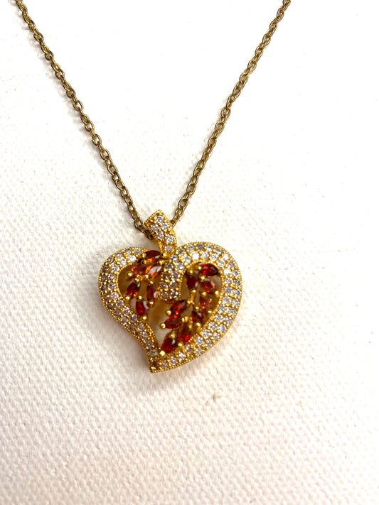 Collier pendentif coeur