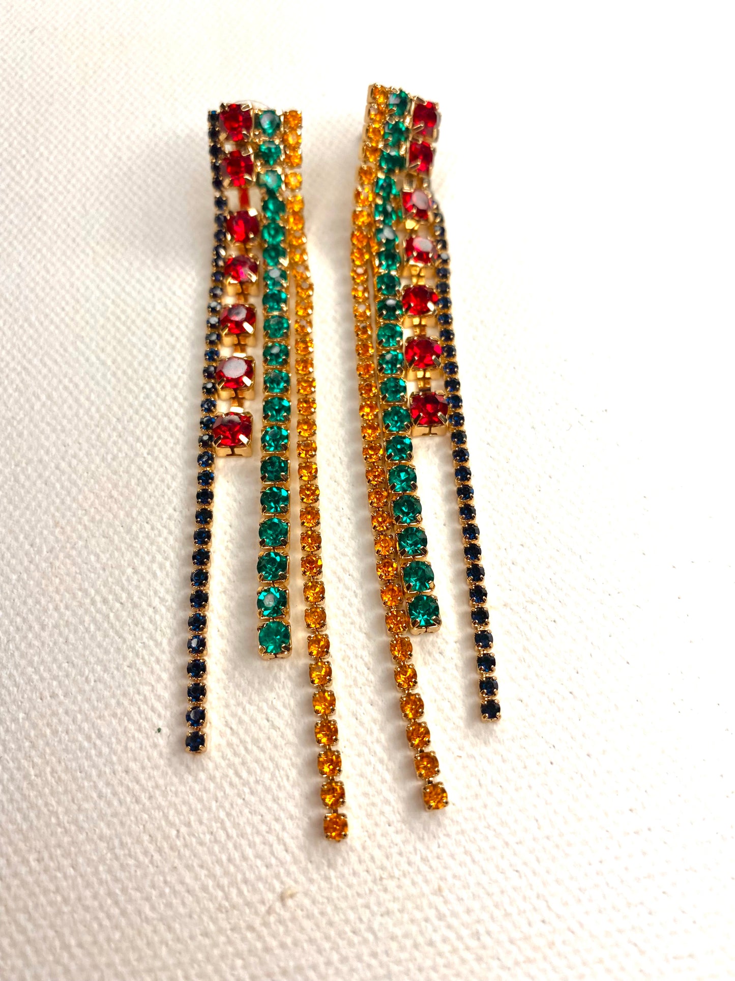 Boucles d’oreilles colorées